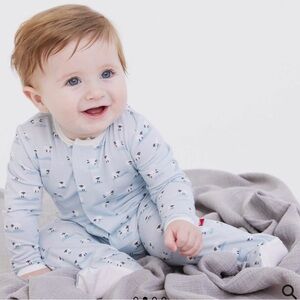 Magnetic Me Blue Baa Baa Baby Footie Newborn (5-8 lbs)